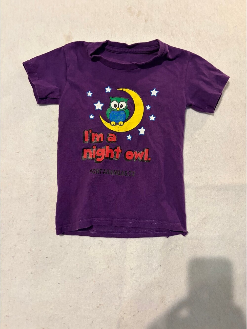 Port Authority Purple Kids  2T-Shirt I'm a Night Owl Graphic Tee